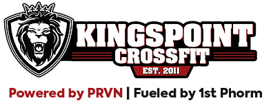 KP Crossfit Logo with Powered by PRVN and Fueled by 1st Phorm